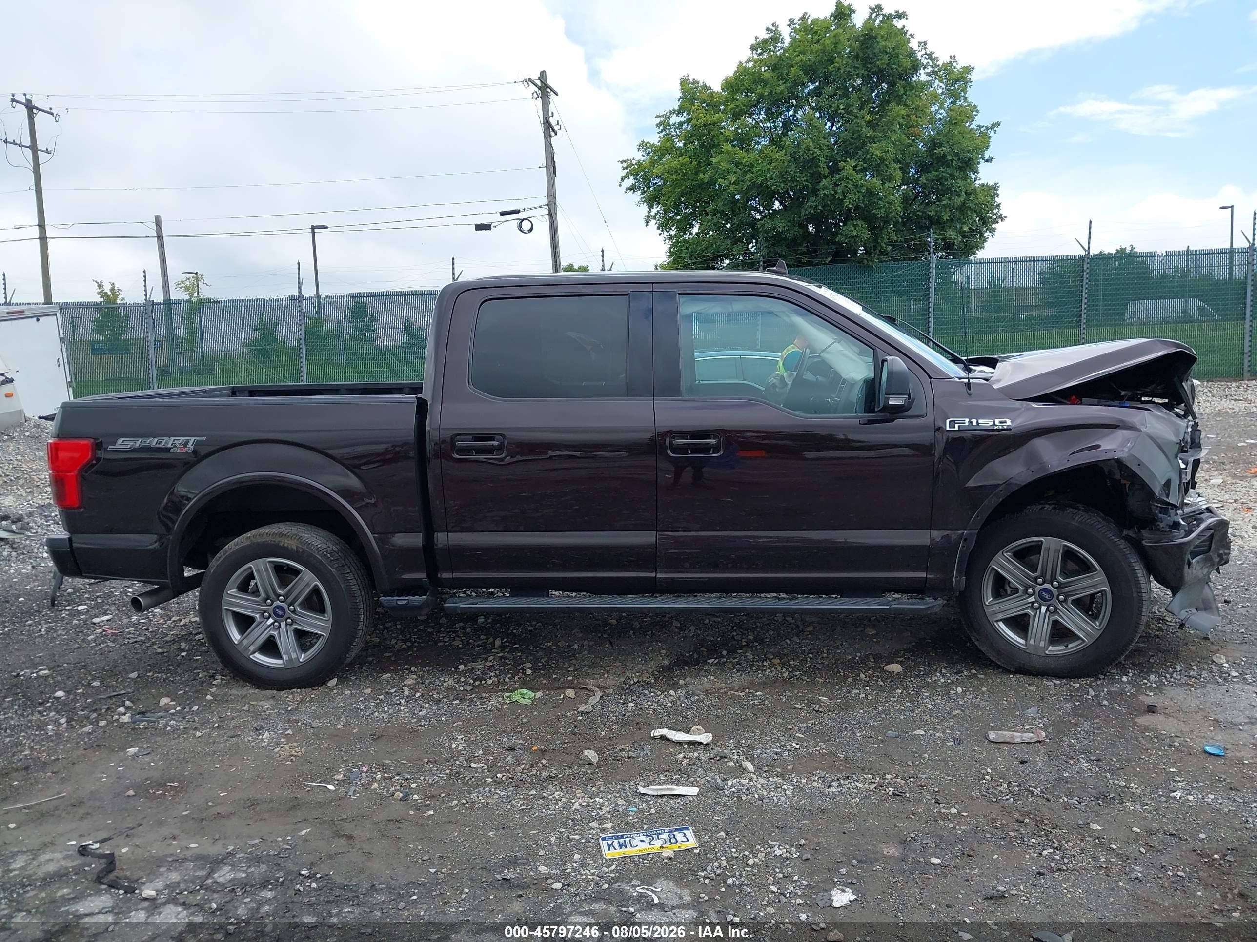 2018 Ford F150 Supercrew Black vin: 1FTEW1EG7JFC51211