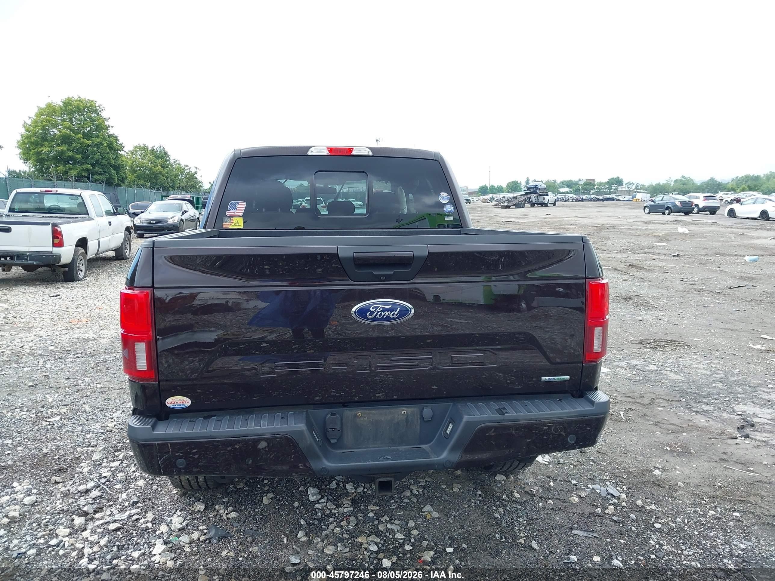 2018 Ford F150 Supercrew Black vin: 1FTEW1EG7JFC51211