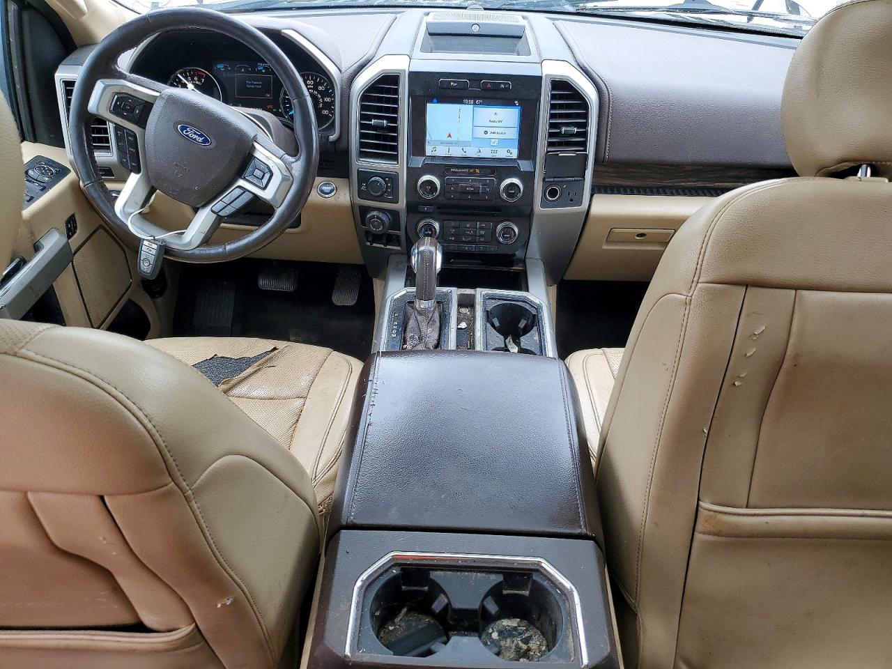 2018 Ford F150 Supercrew Tan vin: 1FTEW1EG7JKC48476