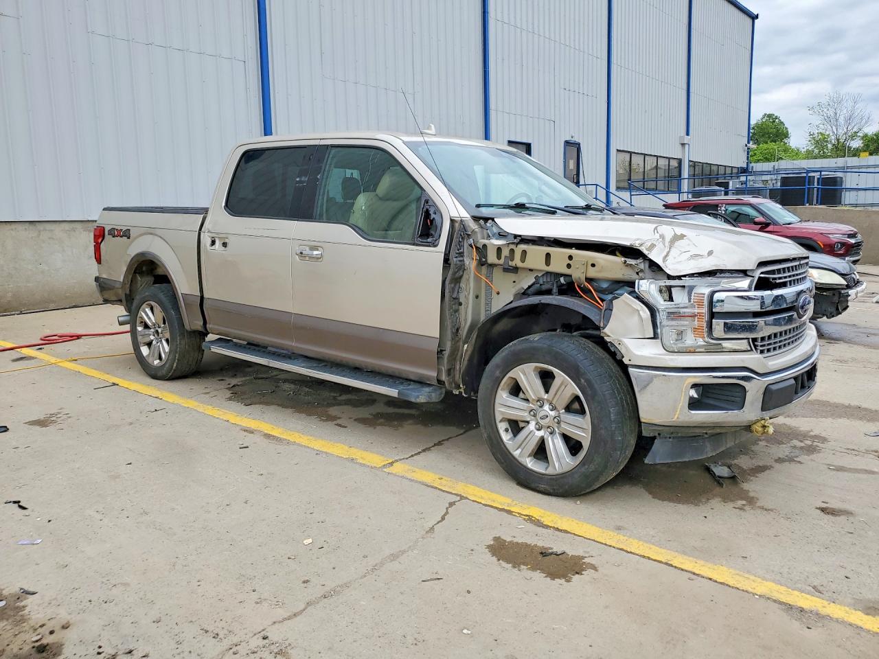 2018 Ford F150 Supercrew Tan vin: 1FTEW1EG7JKC48476