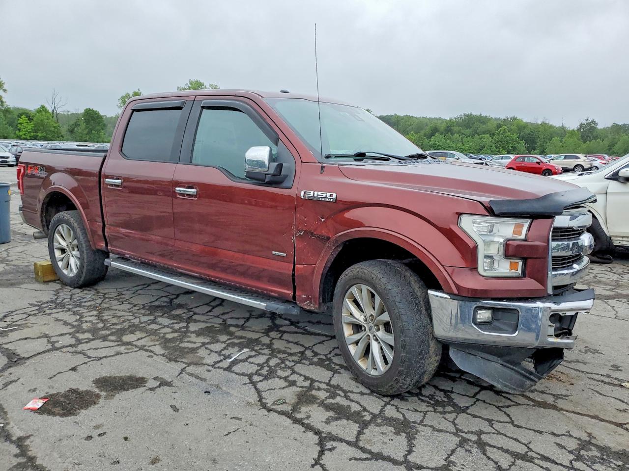 2015 Ford F150 Supercrew Brown vin: 1FTEW1EG8FFA07963