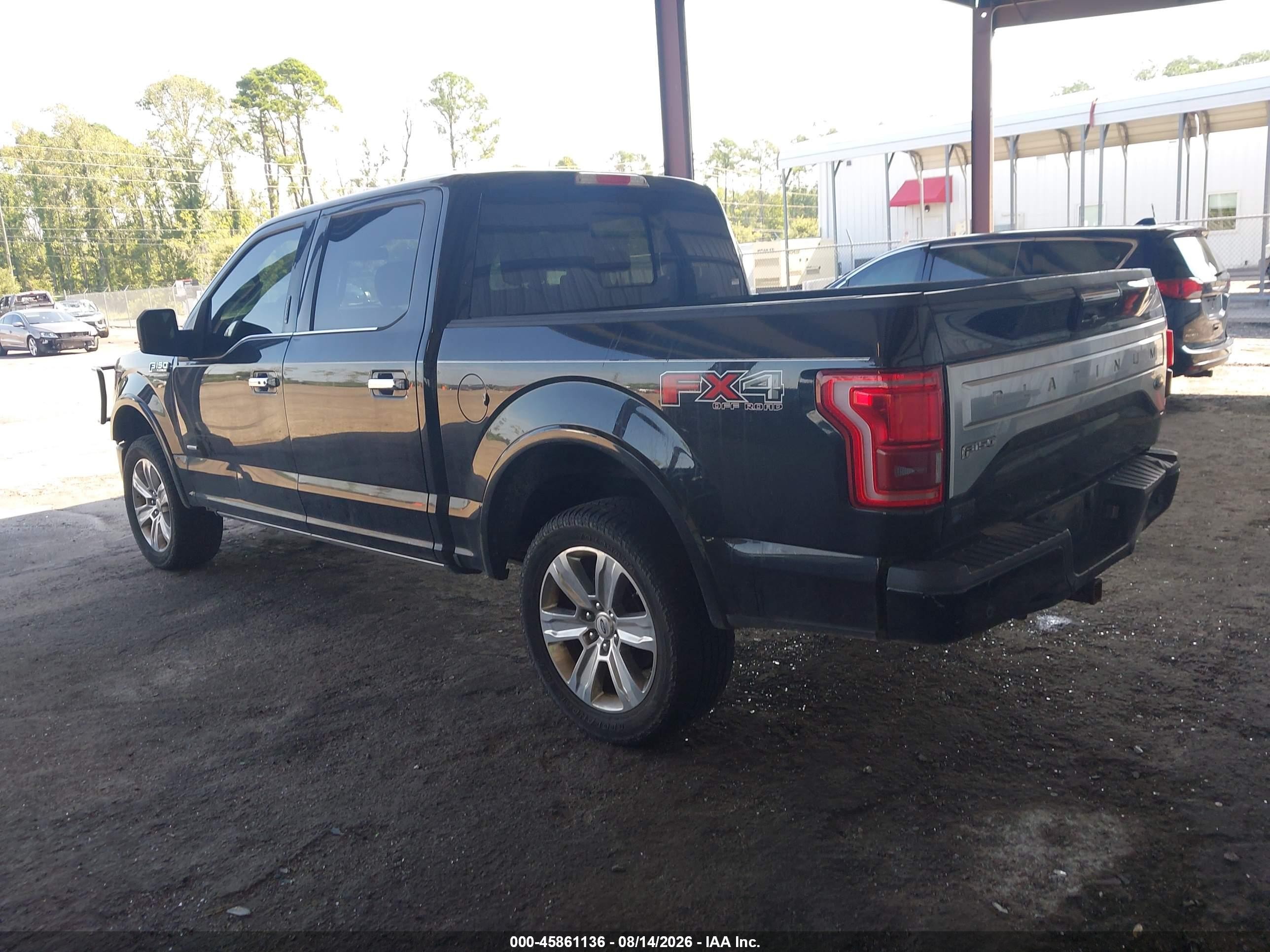2015 Ford F-150 Platinum Black vin: 1FTEW1EG8FFA27713