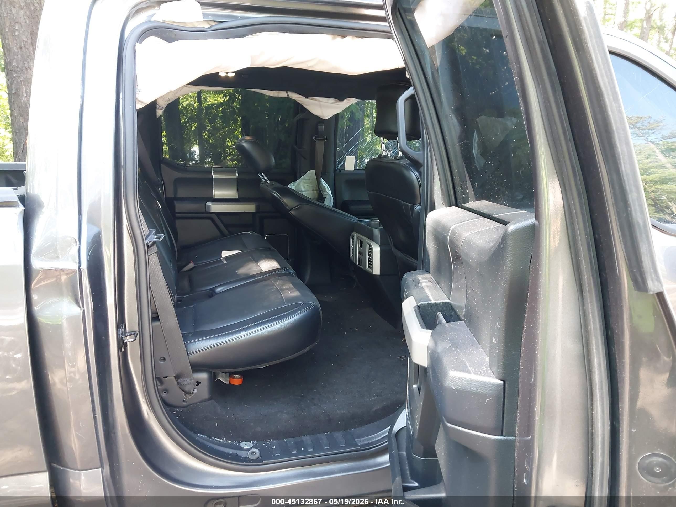 2015 Ford F-150 Lariat Gray vin: 1FTEW1EG8FFA75292