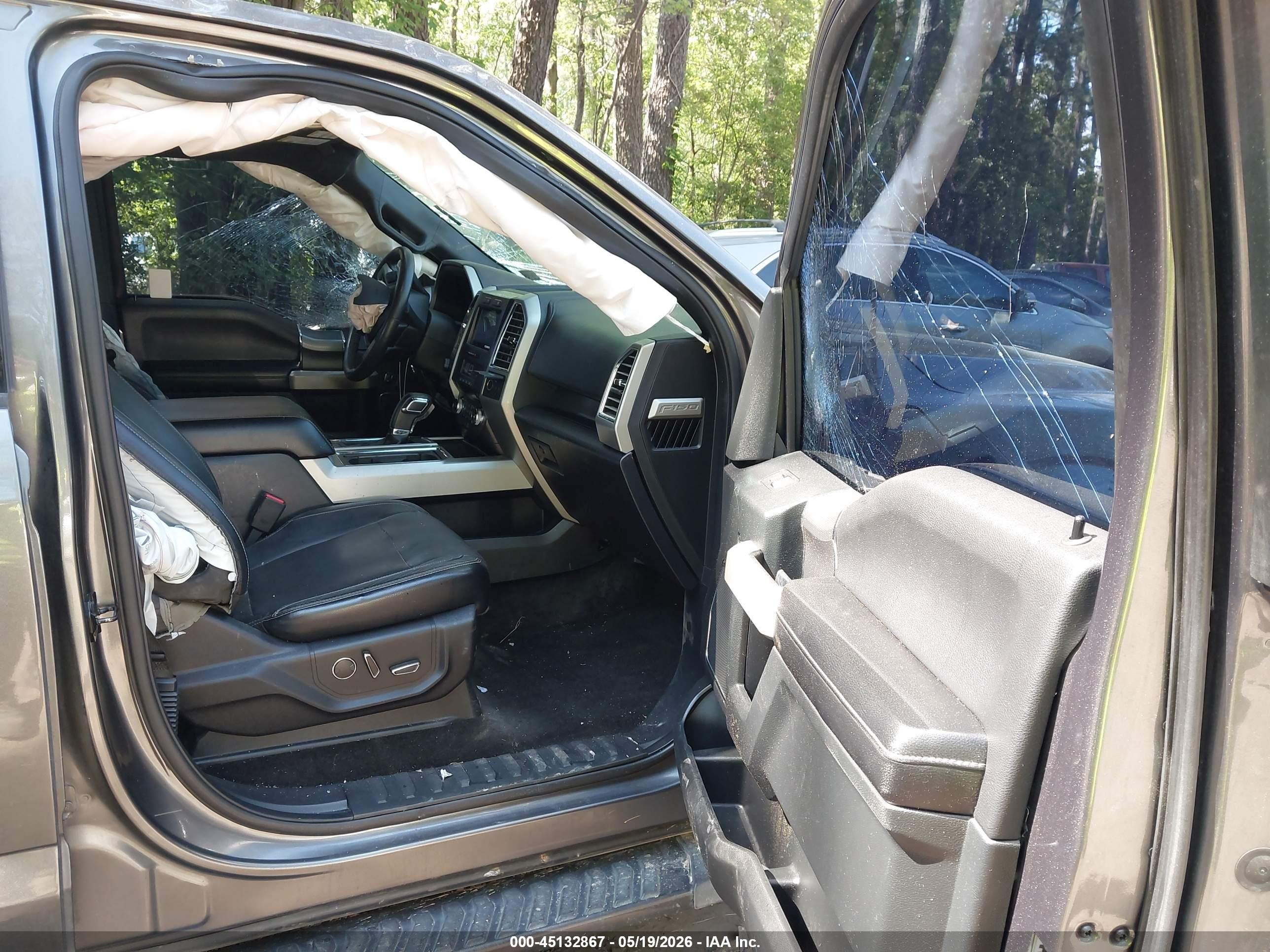 2015 Ford F-150 Lariat Gray vin: 1FTEW1EG8FFA75292