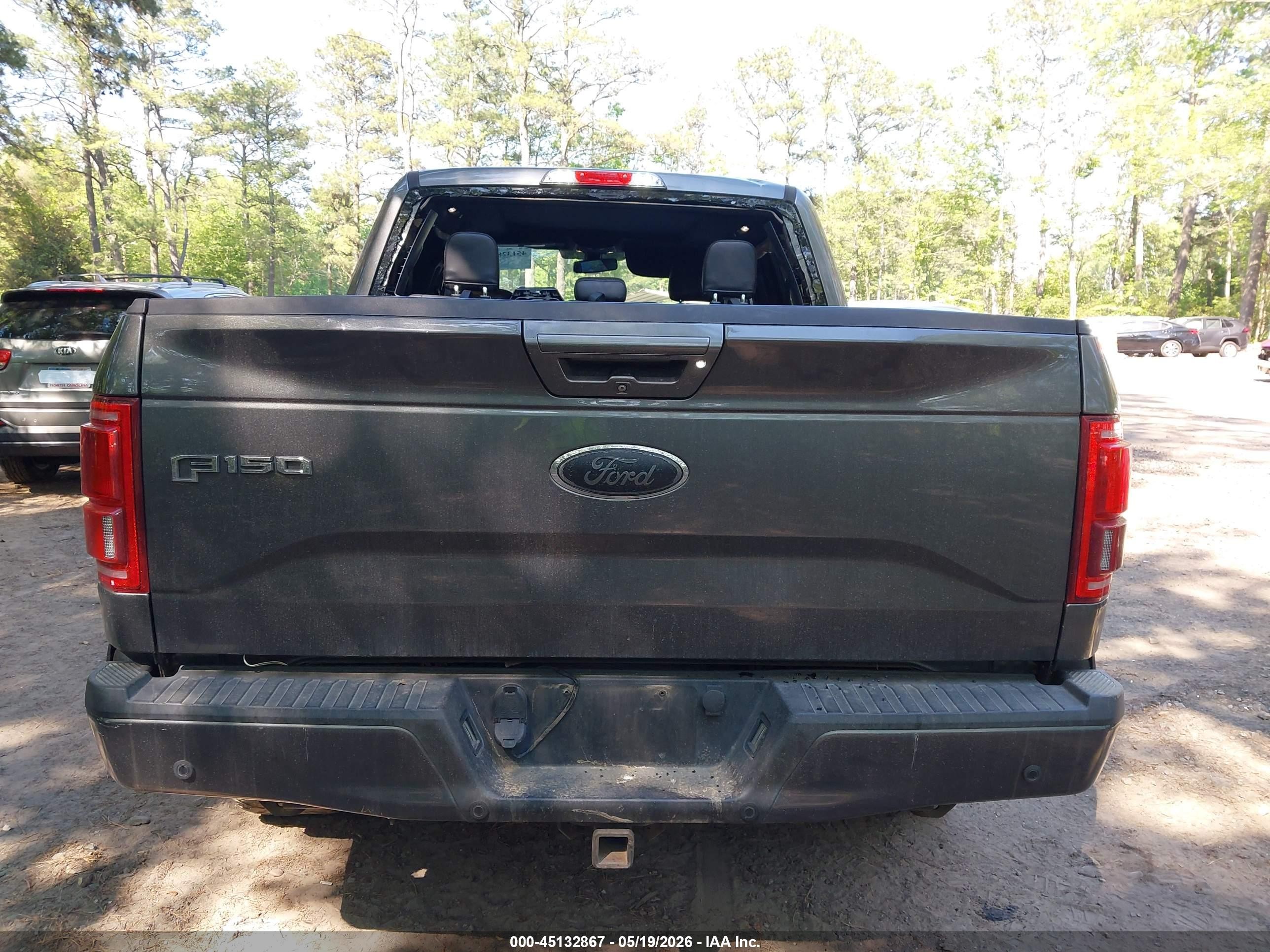 2015 Ford F-150 Lariat Gray vin: 1FTEW1EG8FFA75292