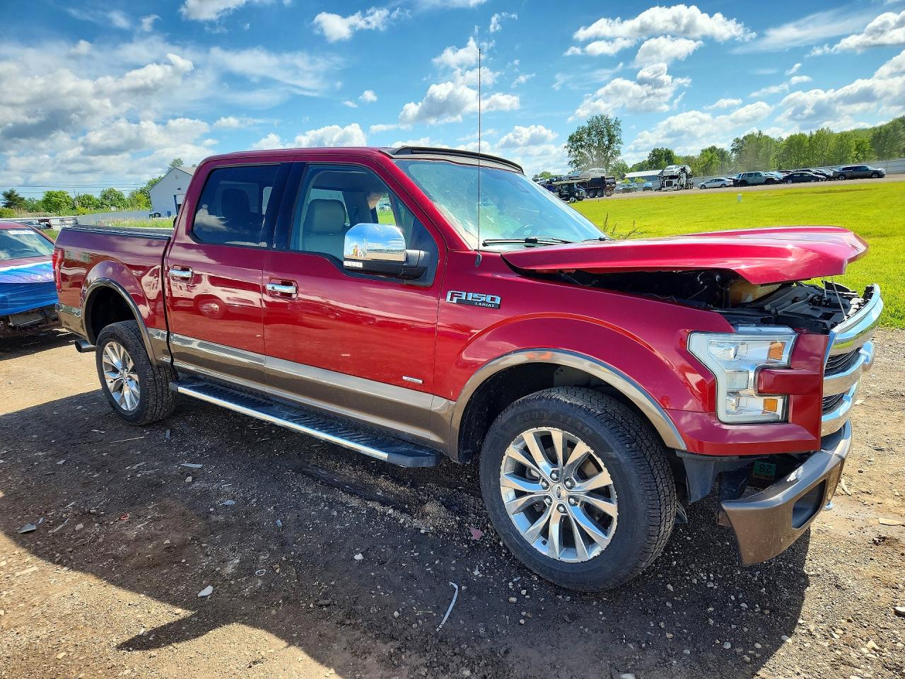 2015 Ford F150 Red vin: 1FTEW1EG8FFA76099