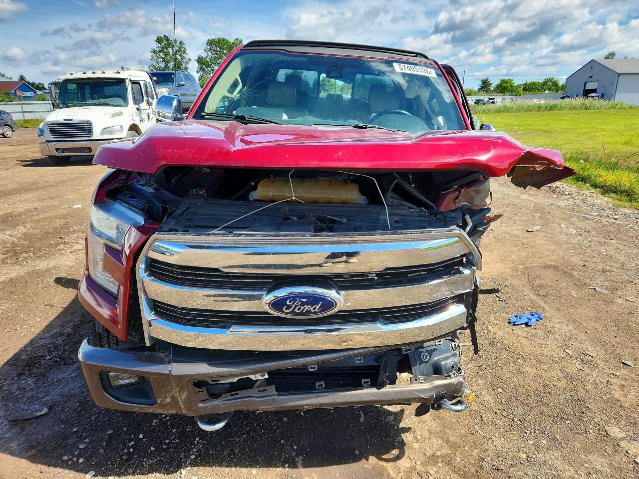 2015 Ford F150 Red vin: 1FTEW1EG8FFA76099