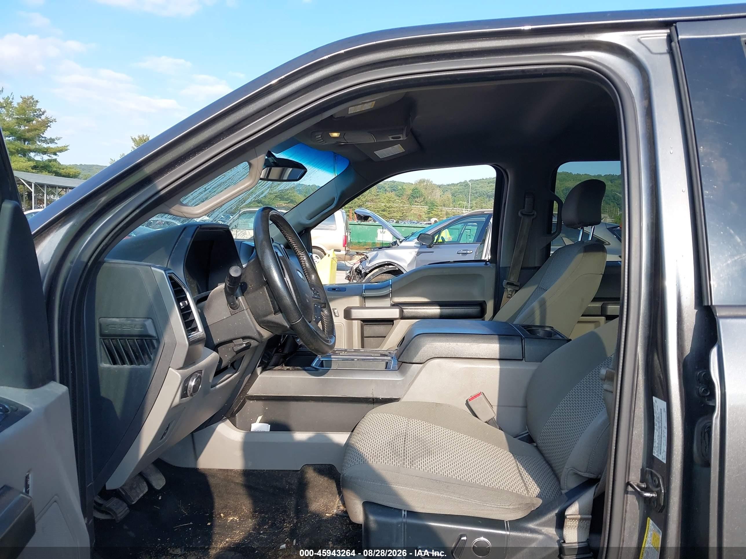 2015 Ford F150 Supercrew Gray vin: 1FTEW1EG8FFB18223