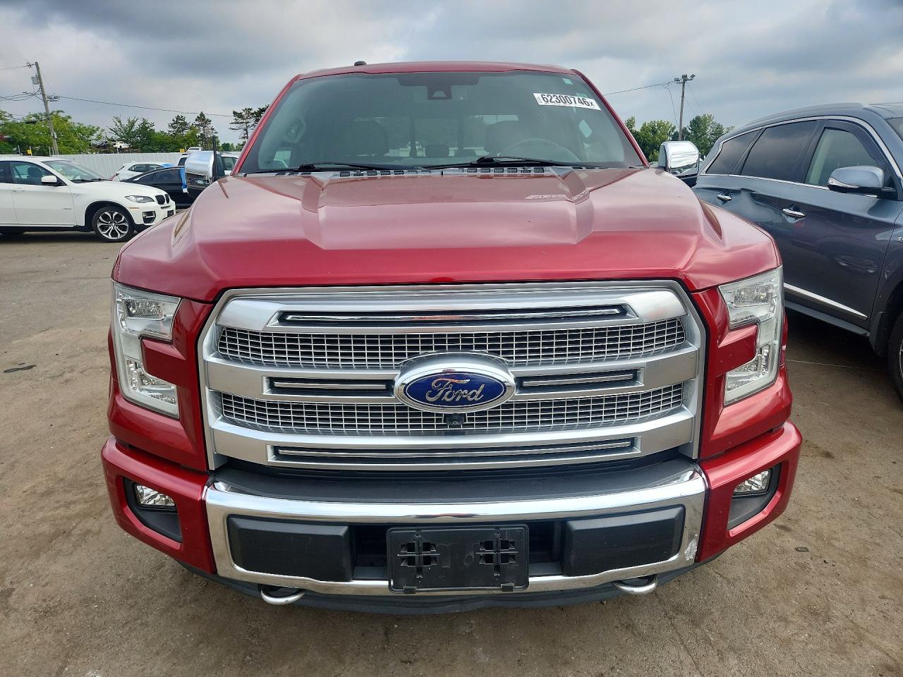 2015 Ford F150 Supercrew Red vin: 1FTEW1EG8FFB18240