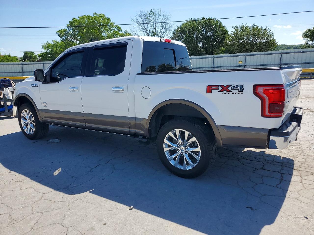2015 Ford F150 Supercrew White vin: 1FTEW1EG8FFB71827
