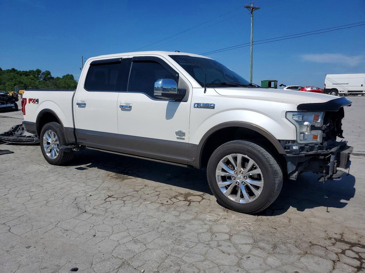 2015 Ford F150 Supercrew White vin: 1FTEW1EG8FFB71827