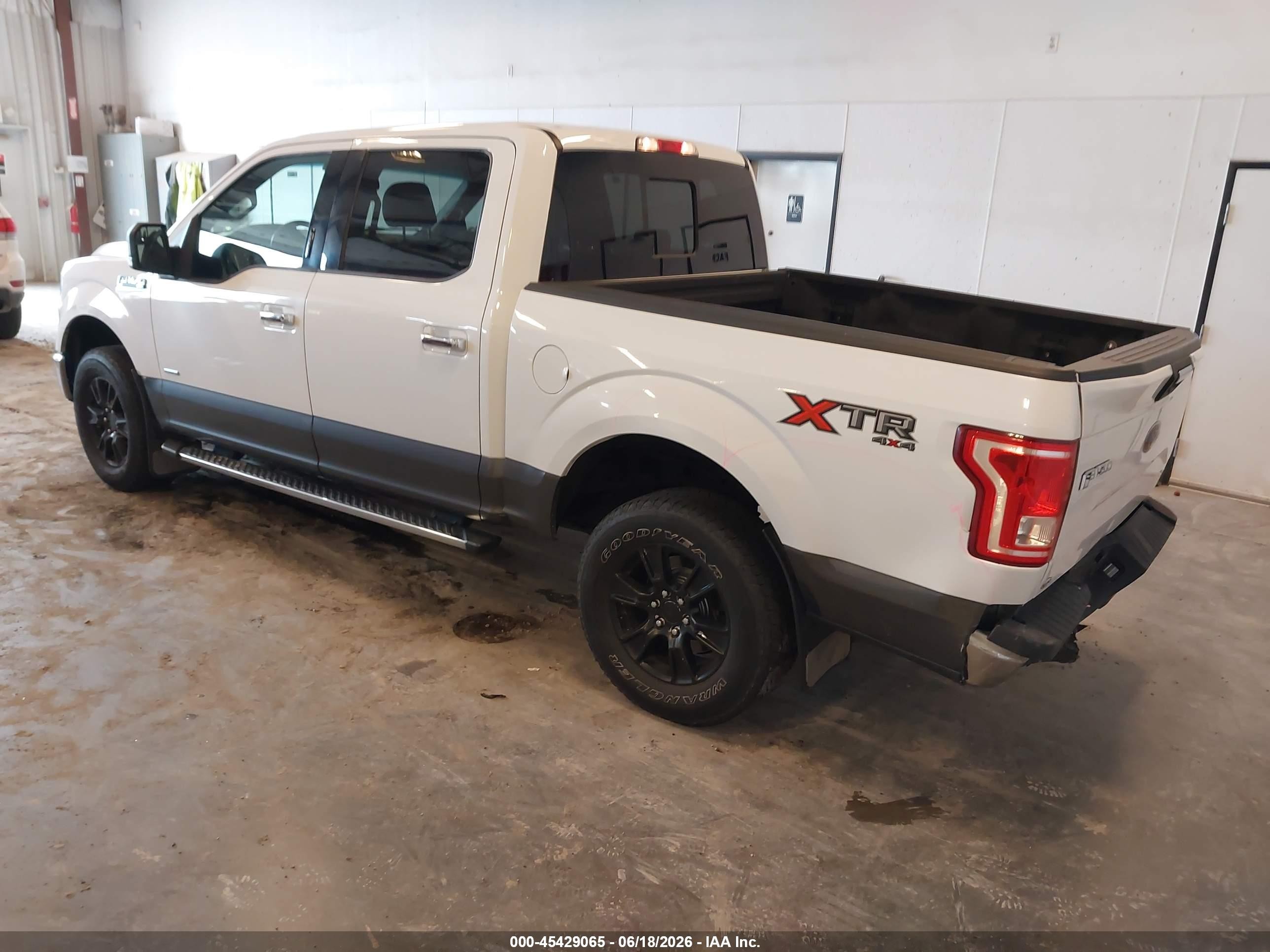 2015 Ford F-150 Xlt White vin: 1FTEW1EG8FFB72461