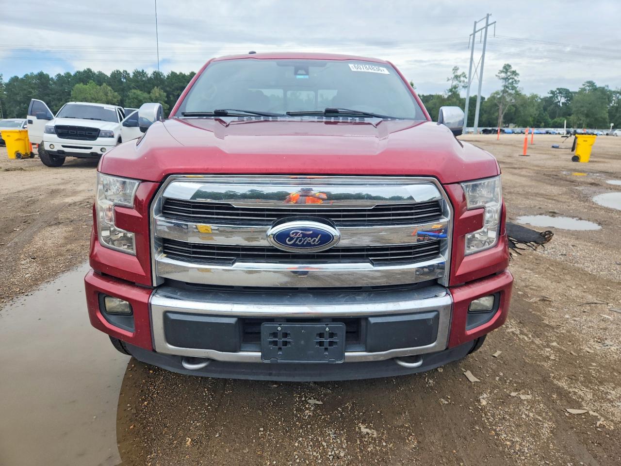 2015 Ford F150 Supercrew Red vin: 1FTEW1EG8FFB78132