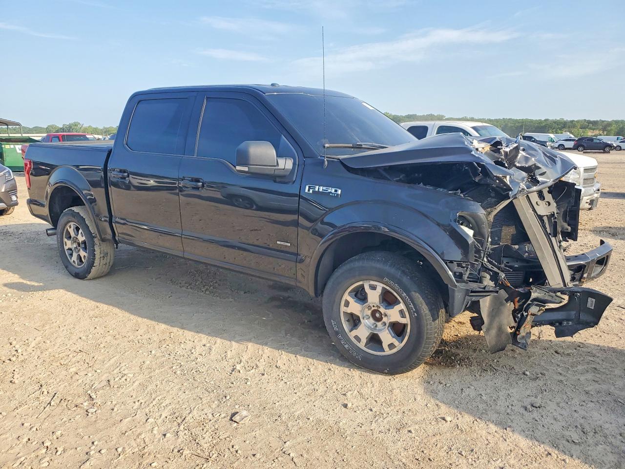 2015 Ford F150 Supercrew Black vin: 1FTEW1EG8FFB79894