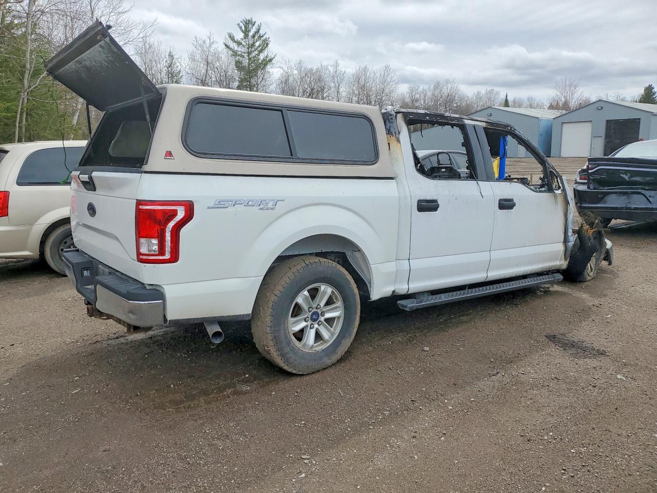 2015 Ford F150 Supercrew White vin: 1FTEW1EG8FFB92712
