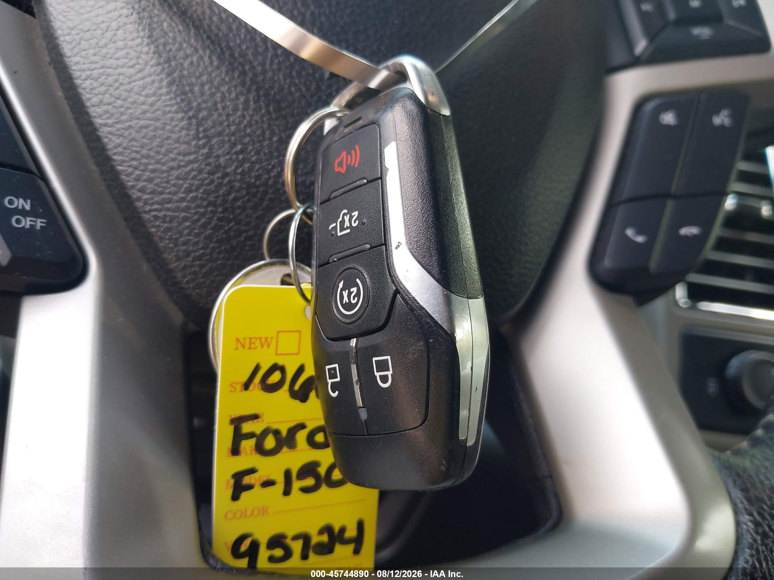 2015 Ford F-150 Lariat Gray vin: 1FTEW1EG8FFB95724