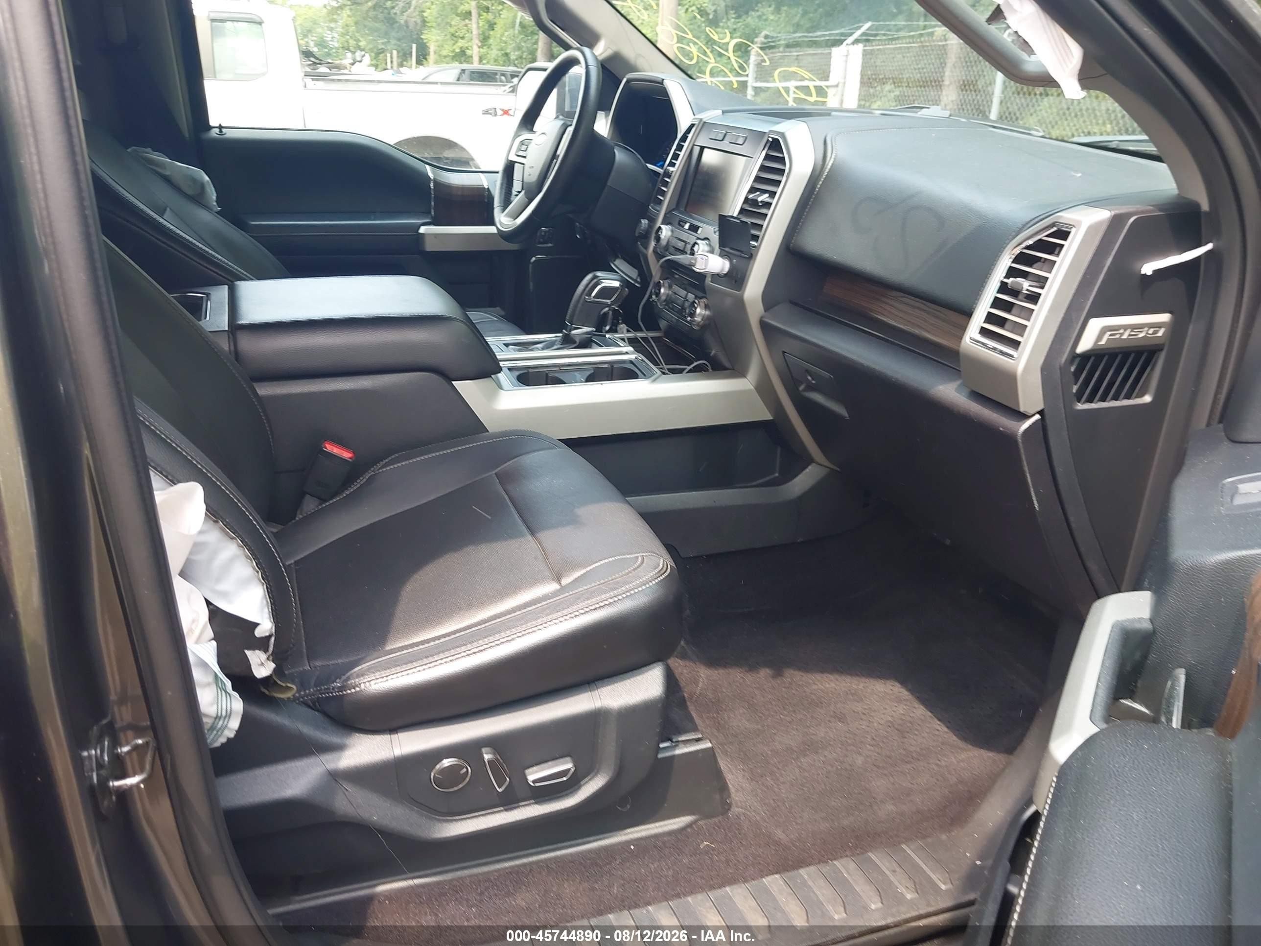 2015 Ford F-150 Lariat Gray vin: 1FTEW1EG8FFB95724