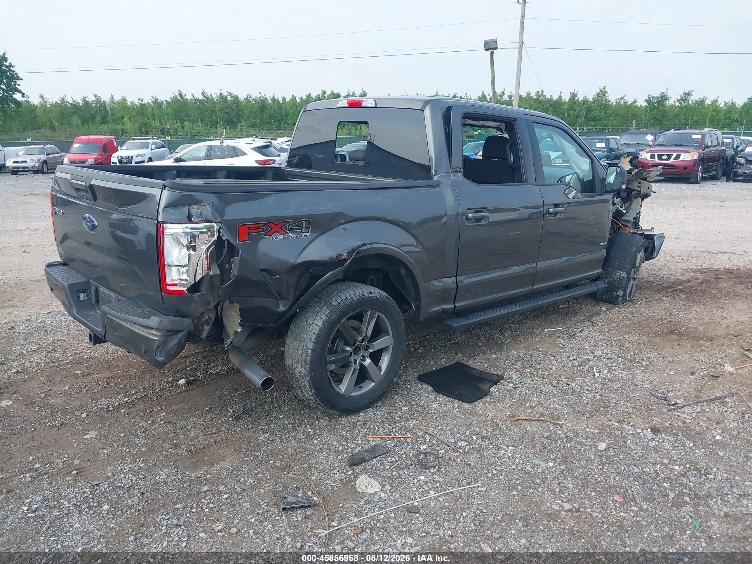 2015 Ford F-150 Xlt Gray vin: 1FTEW1EG8FFC02378