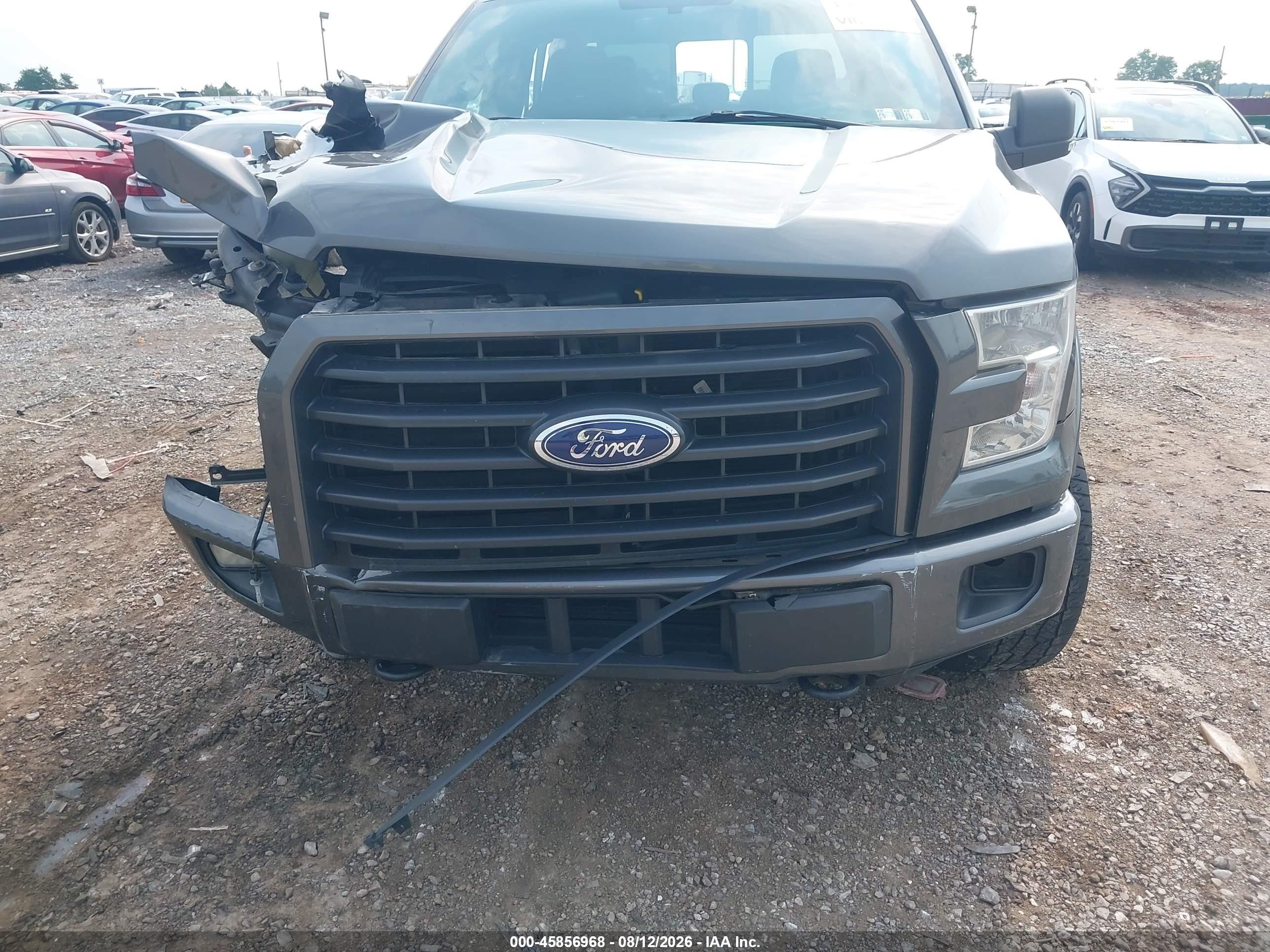 2015 Ford F-150 Xlt Gray vin: 1FTEW1EG8FFC02378