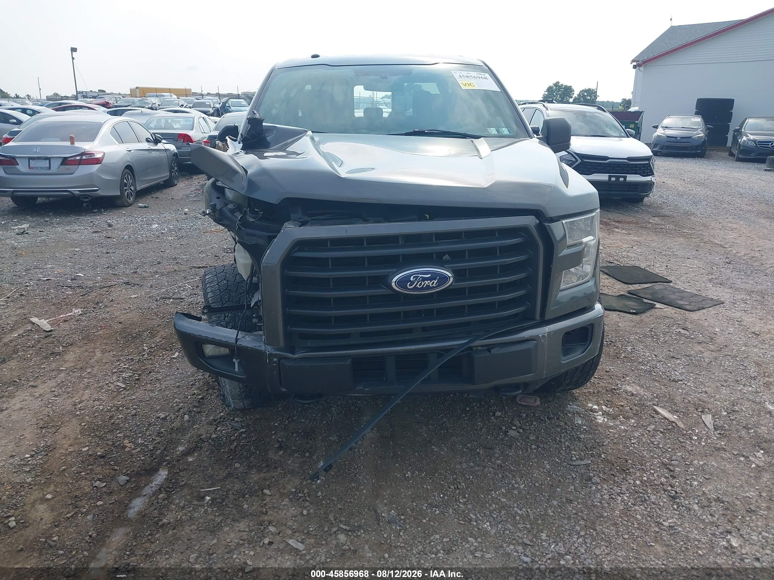 2015 Ford F-150 Xlt Gray vin: 1FTEW1EG8FFC02378