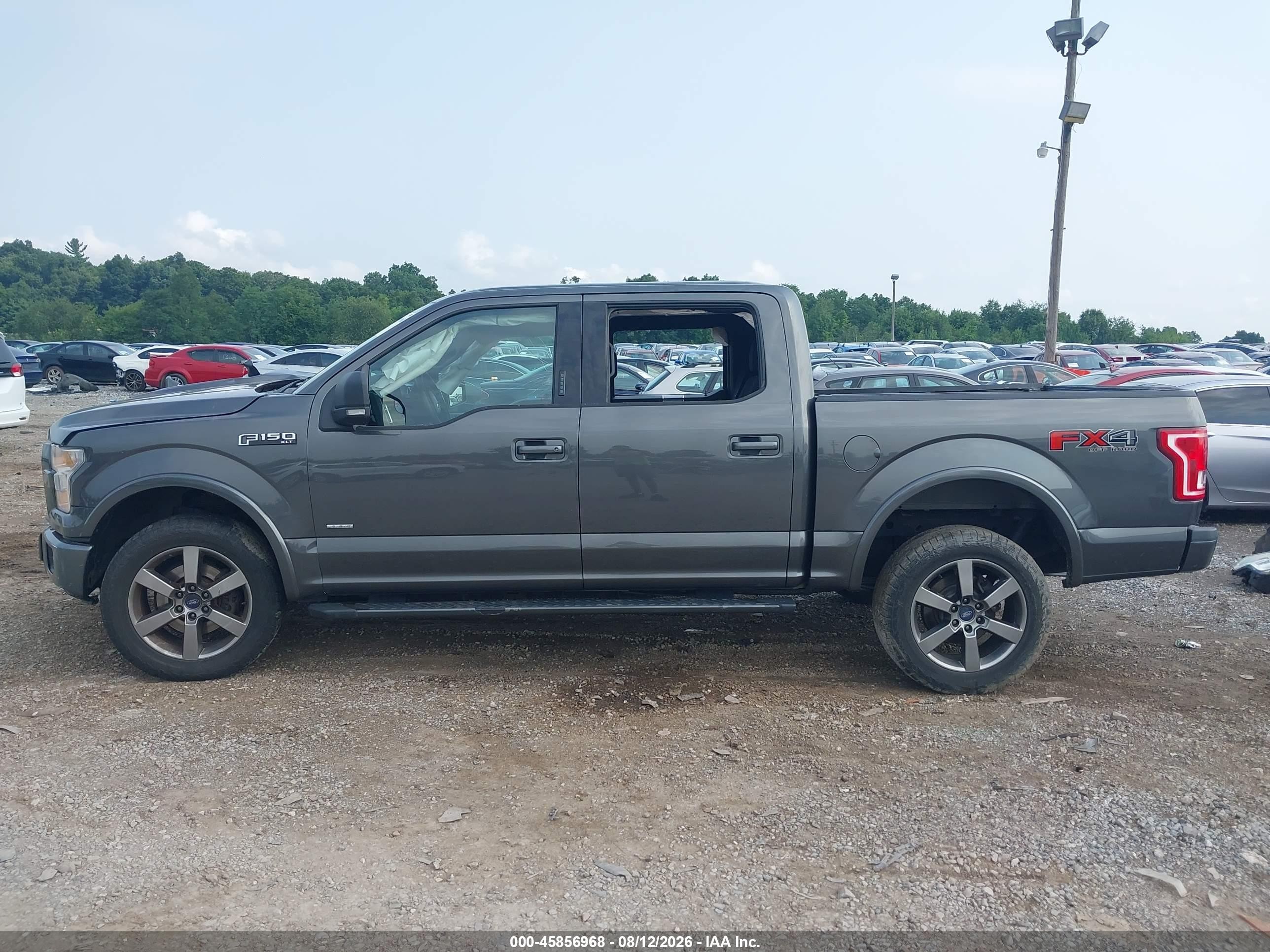 2015 Ford F-150 Xlt Gray vin: 1FTEW1EG8FFC02378