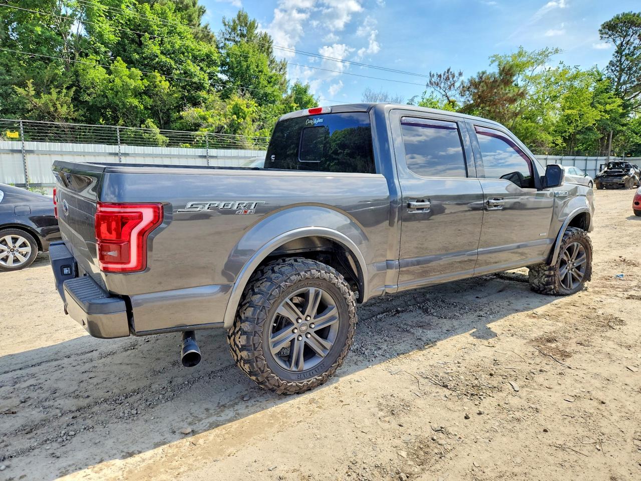 2015 Ford F150 Supercrew Серый vin: 1FTEW1EG8FFC57879