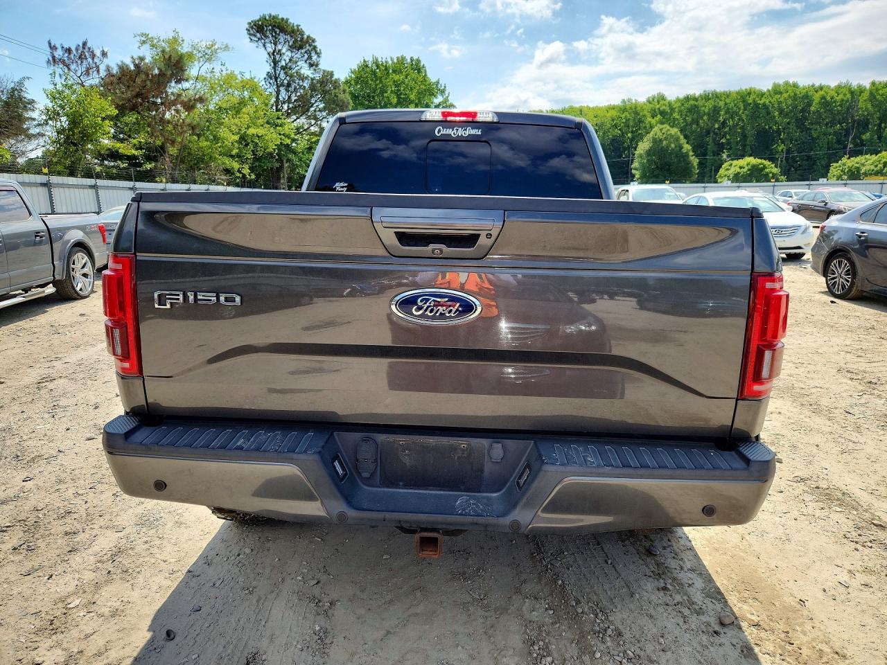 2015 Ford F150 Supercrew Серый vin: 1FTEW1EG8FFC57879
