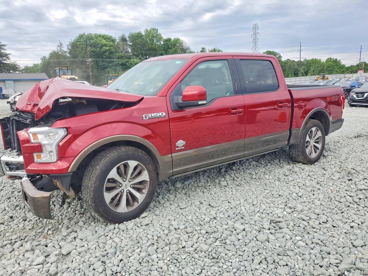 2015 Ford F150 Supercrew Red vin: 1FTEW1EG8FFC76352