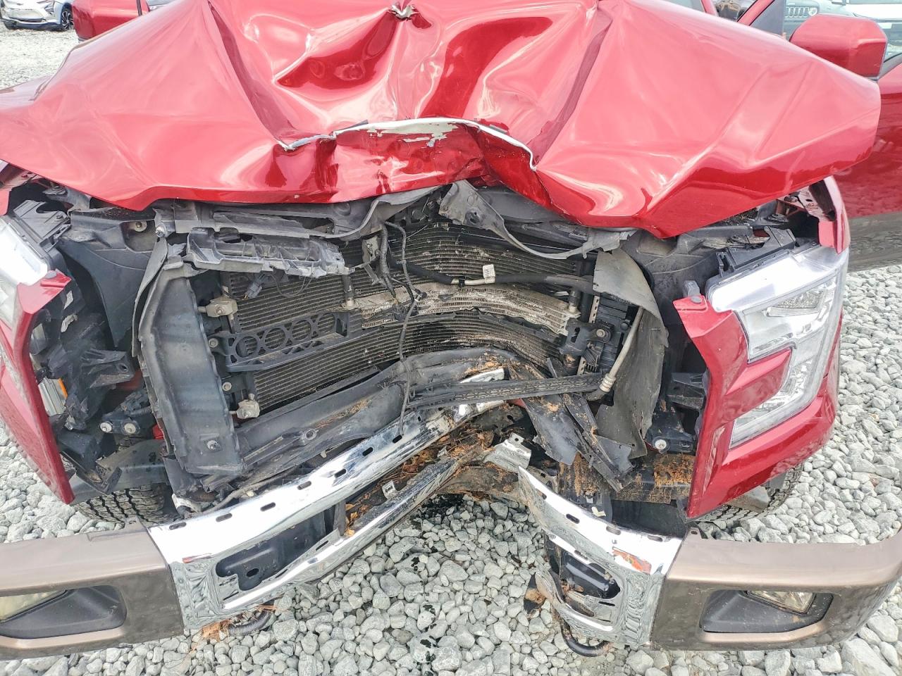 2015 Ford F150 Supercrew Red vin: 1FTEW1EG8FFC76352