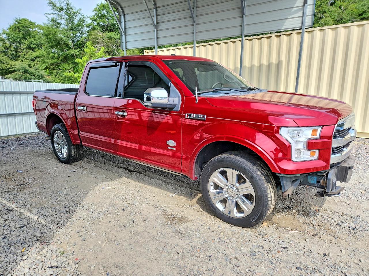2015 Ford F150 Supercrew Red vin: 1FTEW1EG8FFC84127