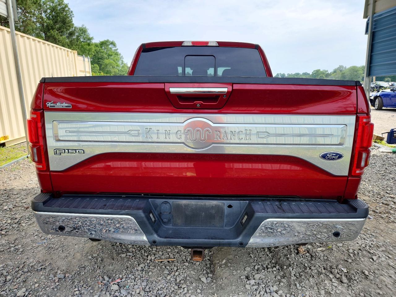 2015 Ford F150 Supercrew Red vin: 1FTEW1EG8FFC84127