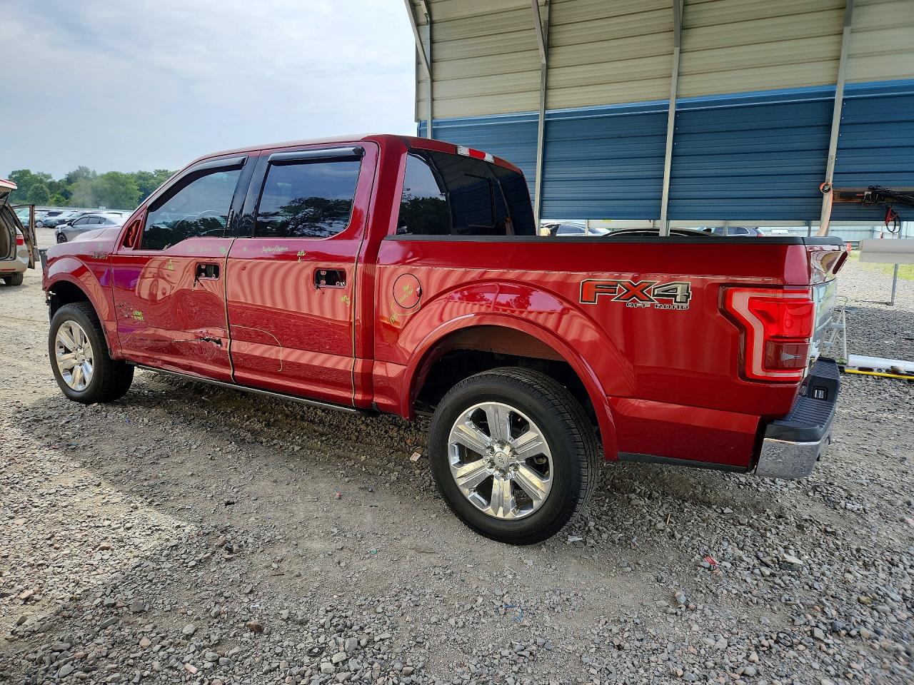2015 Ford F150 Supercrew Red vin: 1FTEW1EG8FFC84127