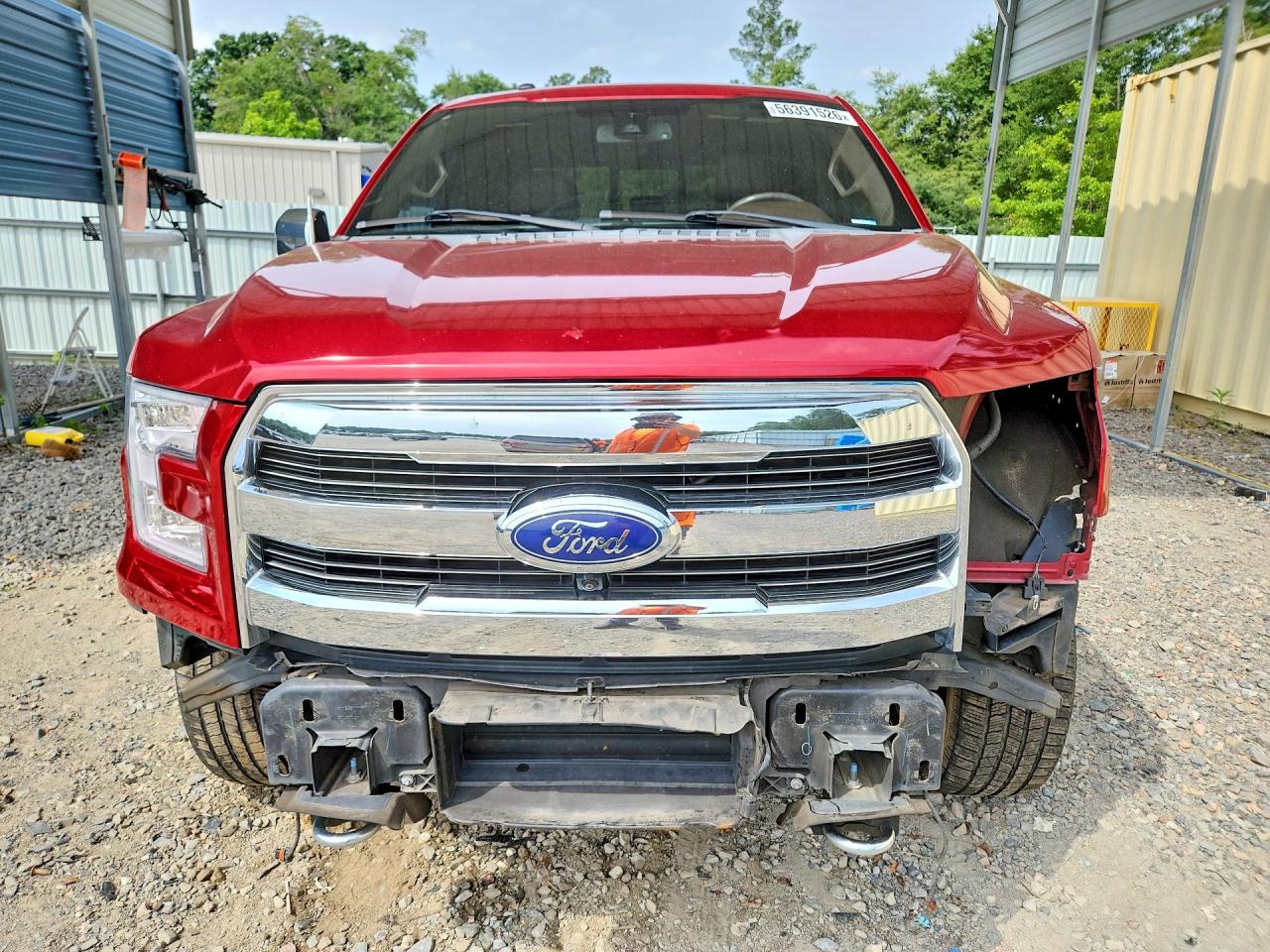 2015 Ford F150 Supercrew Red vin: 1FTEW1EG8FFC84127