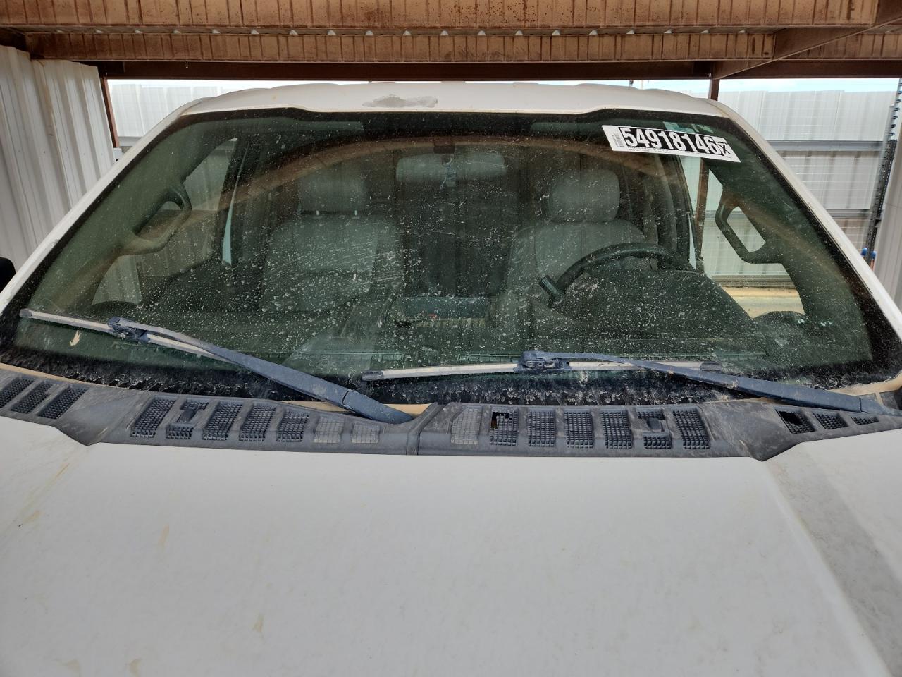 2015 Ford F150 Supercrew White vin: 1FTEW1EG8FKD13035 Damage: Windshield, Broken, Replacement Required