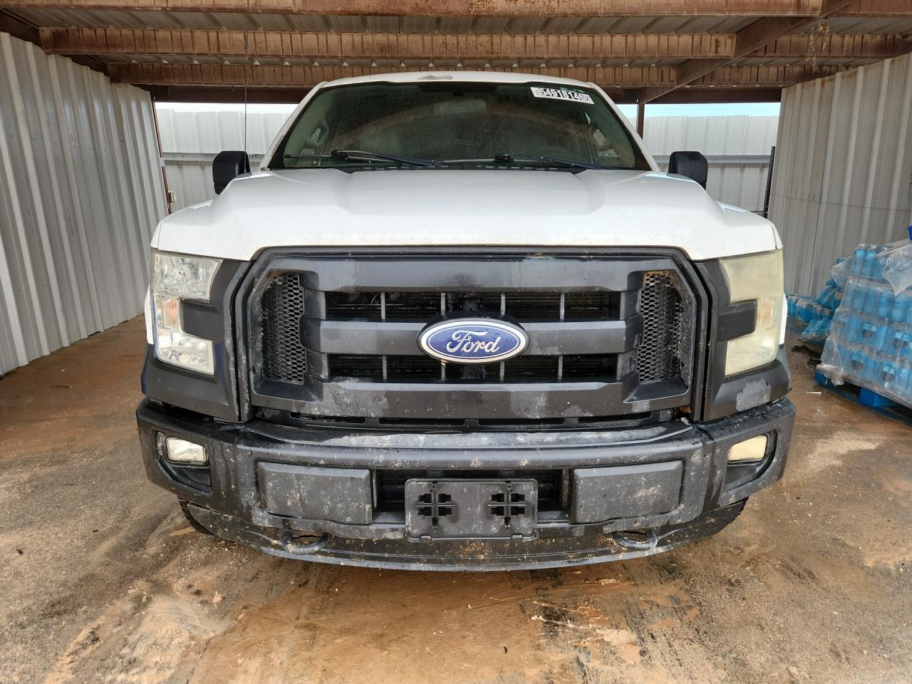 2015 Ford F150 Supercrew White vin: 1FTEW1EG8FKD13035 Damage: Left Head Lamp, Faded, Repair Required