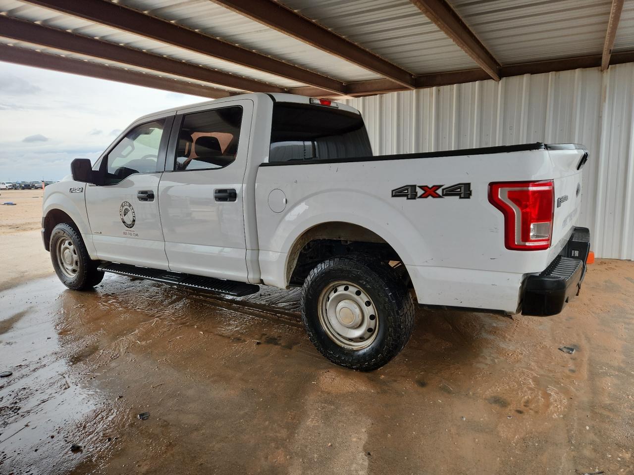 2015 Ford F150 Supercrew White vin: 1FTEW1EG8FKD13035 Damage: Left Bed Side, Heavy Scratch, 1 To 2 Inches