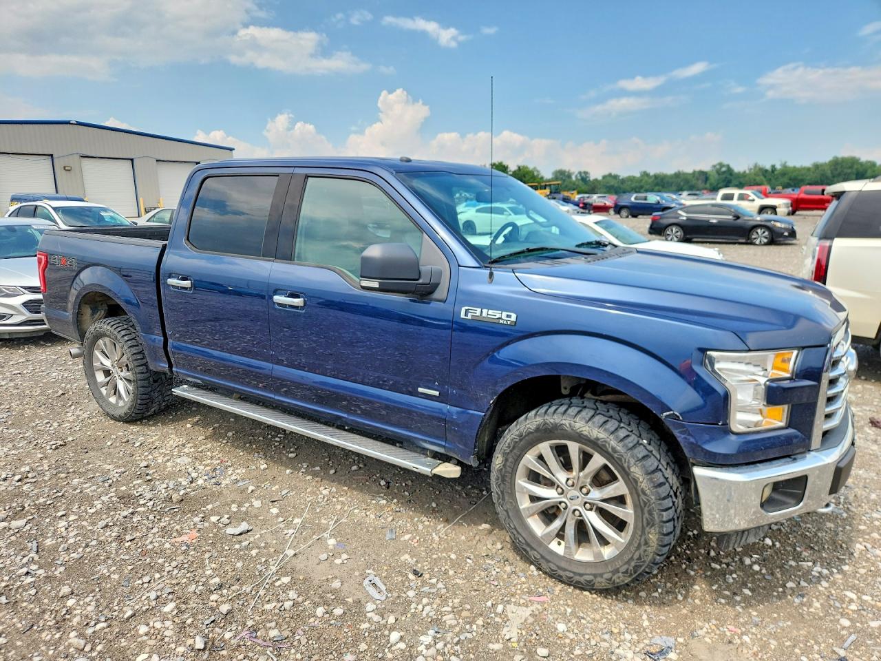 2015 Ford F150 Supercrew Blue vin: 1FTEW1EG8FKD67242