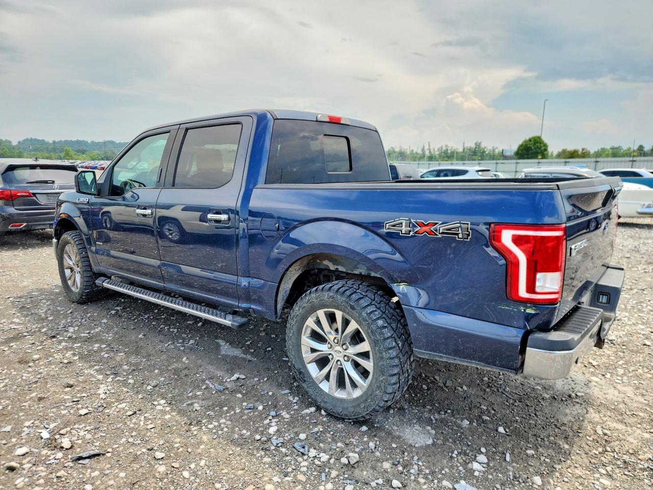 2015 Ford F150 Supercrew Blue vin: 1FTEW1EG8FKD67242