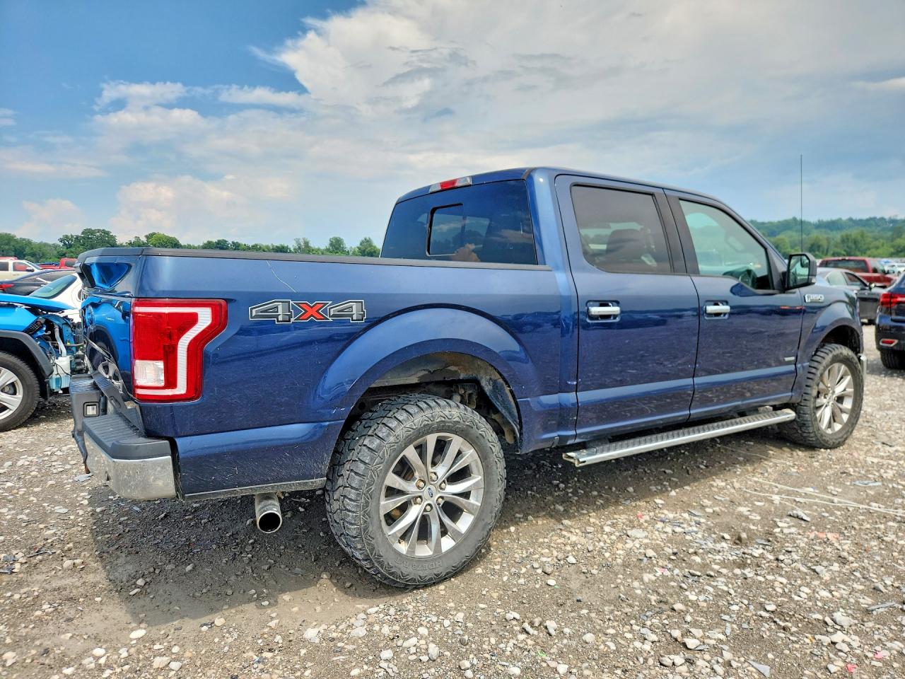 2015 Ford F150 Supercrew Blue vin: 1FTEW1EG8FKD67242