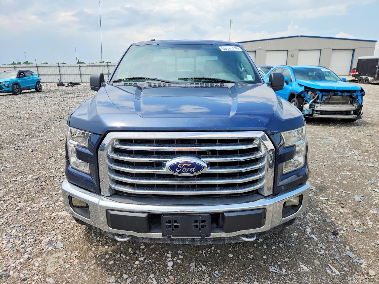2015 Ford F150 Supercrew Blue vin: 1FTEW1EG8FKD67242