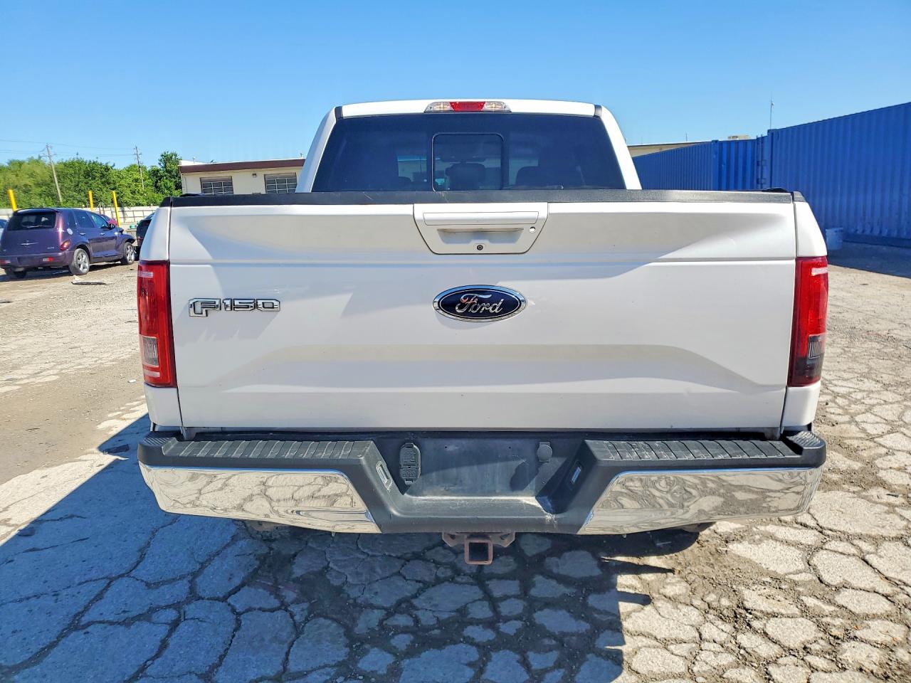2015 Ford F150 Supercrew White vin: 1FTEW1EG8FKD96823