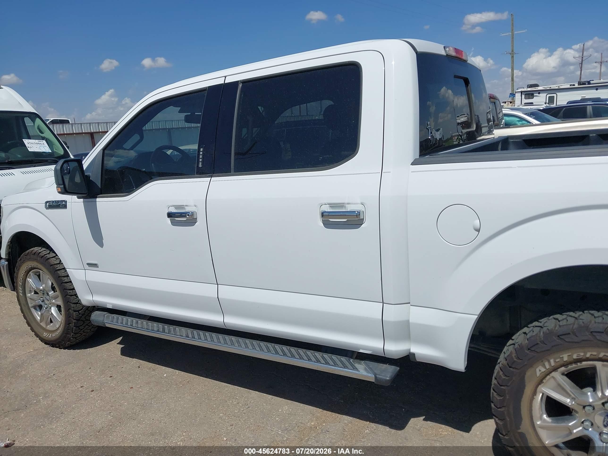 2015 Ford F-150 Xlt White vin: 1FTEW1EG8FKE03107