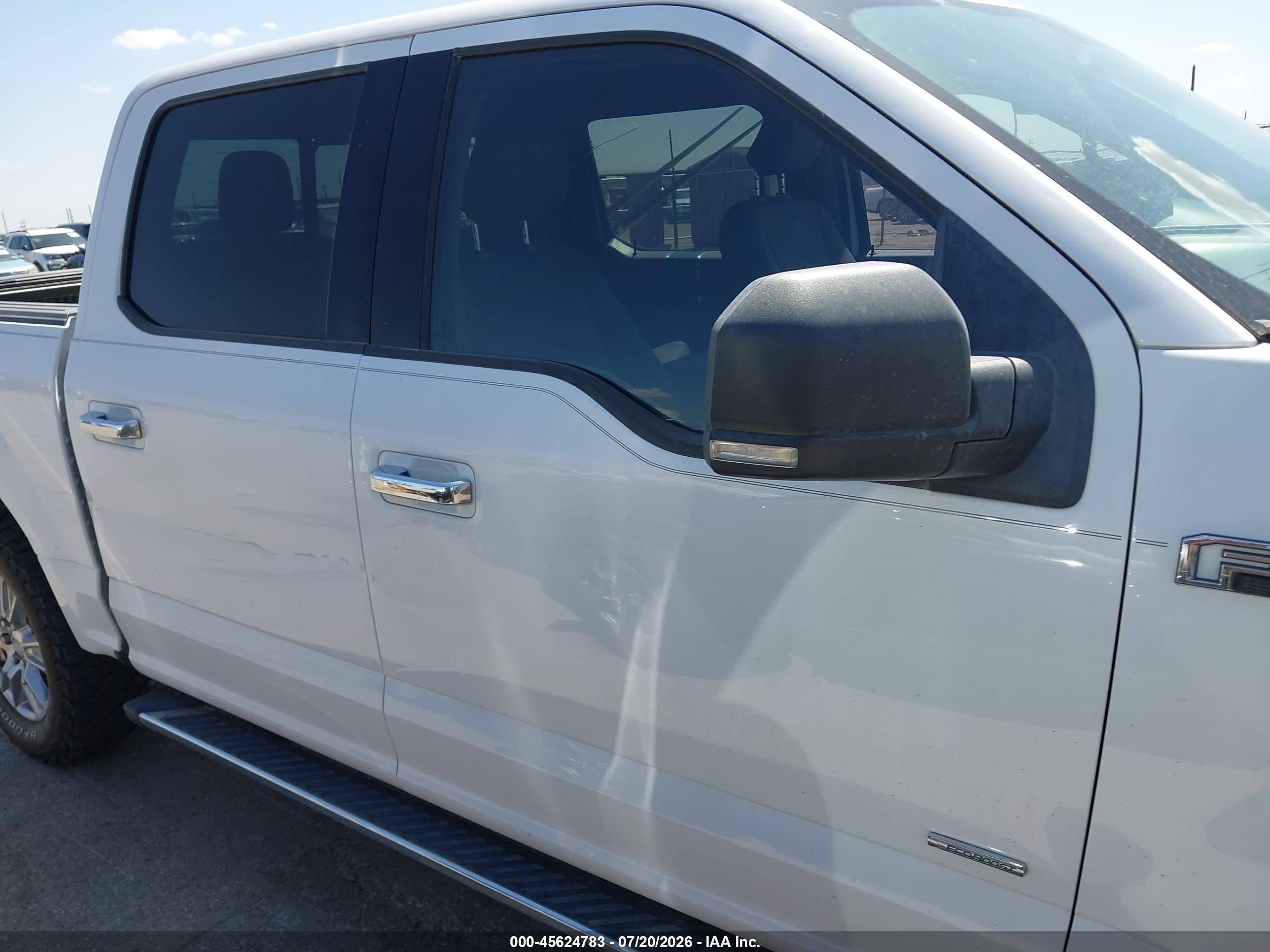 2015 Ford F-150 Xlt White vin: 1FTEW1EG8FKE03107