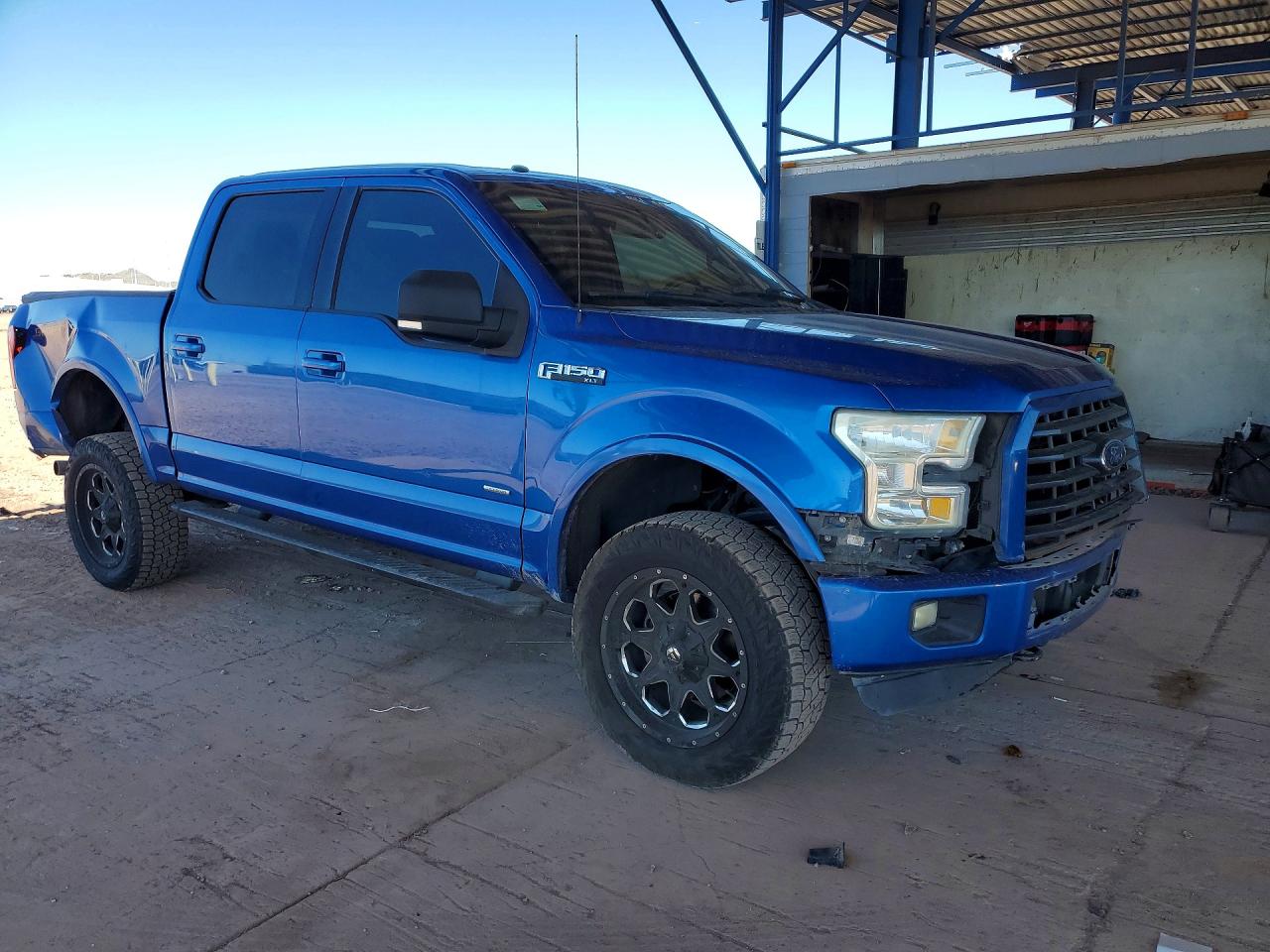 2015 Ford F150 Supercrew Blue vin: 1FTEW1EG8FKE64862