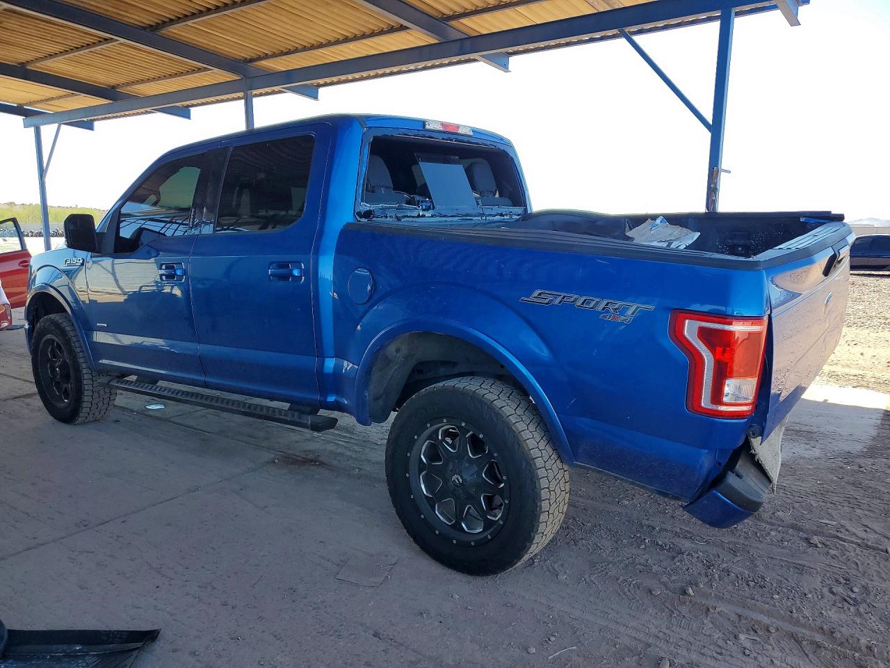 2015 Ford F150 Supercrew Blue vin: 1FTEW1EG8FKE64862