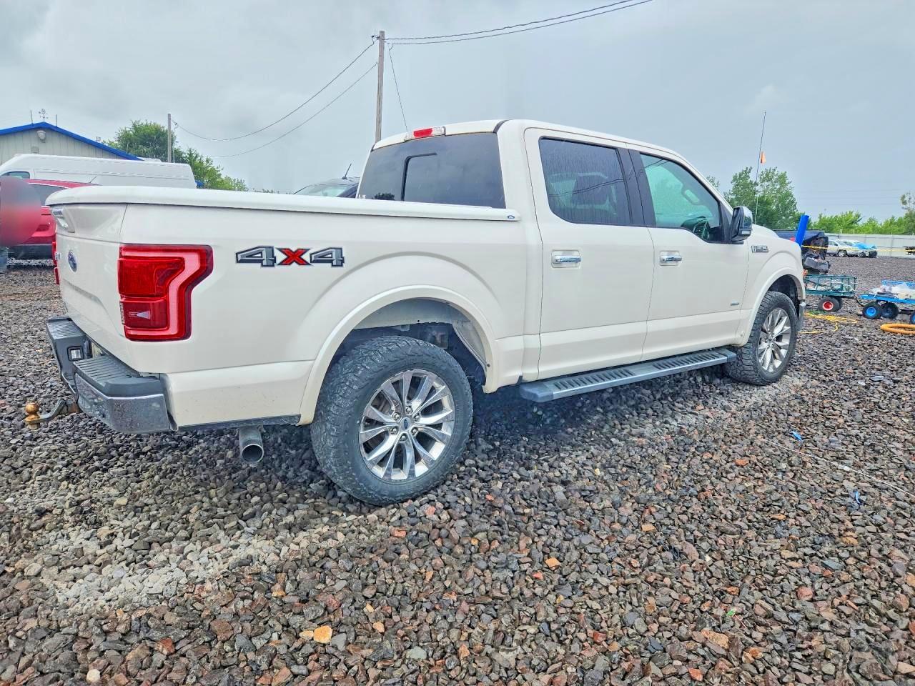 2015 Ford F150 Supercrew White vin: 1FTEW1EG9FFA05039