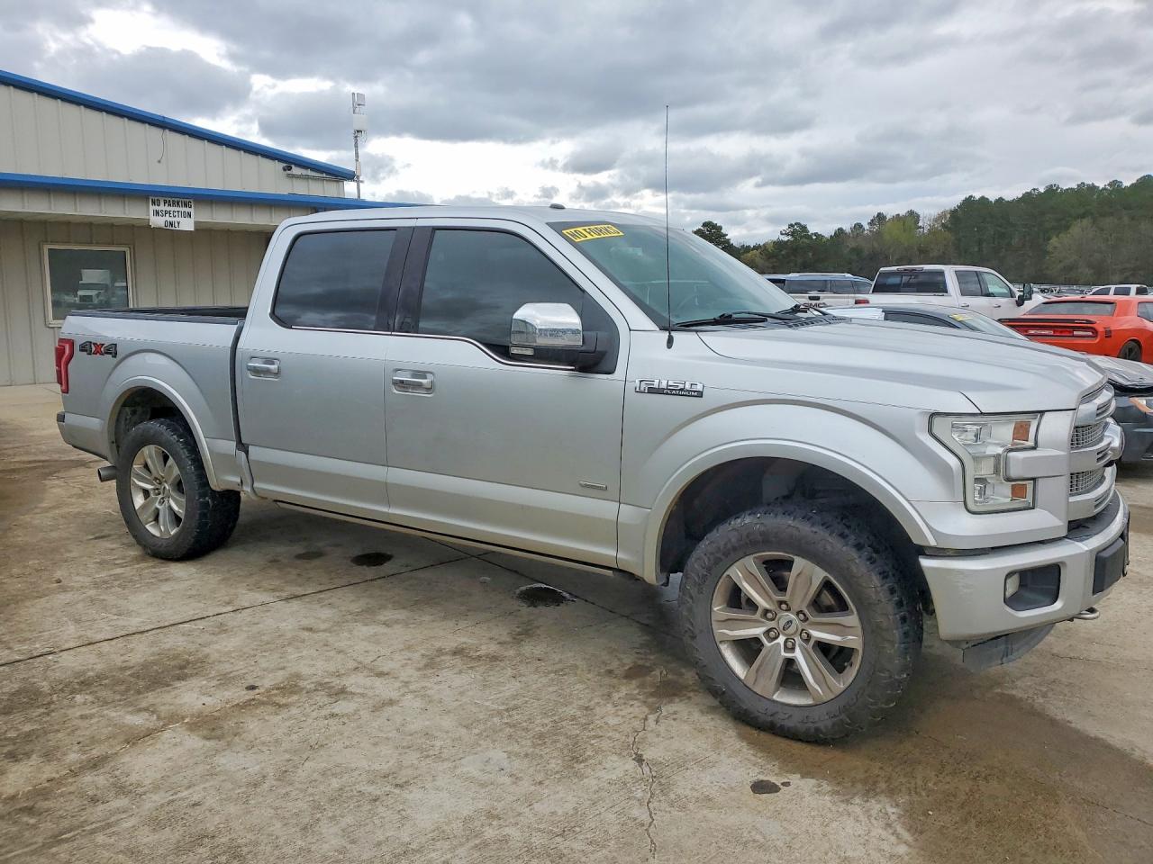 2015 Ford F150 Supercrew Silver vin: 1FTEW1EG9FFA22648