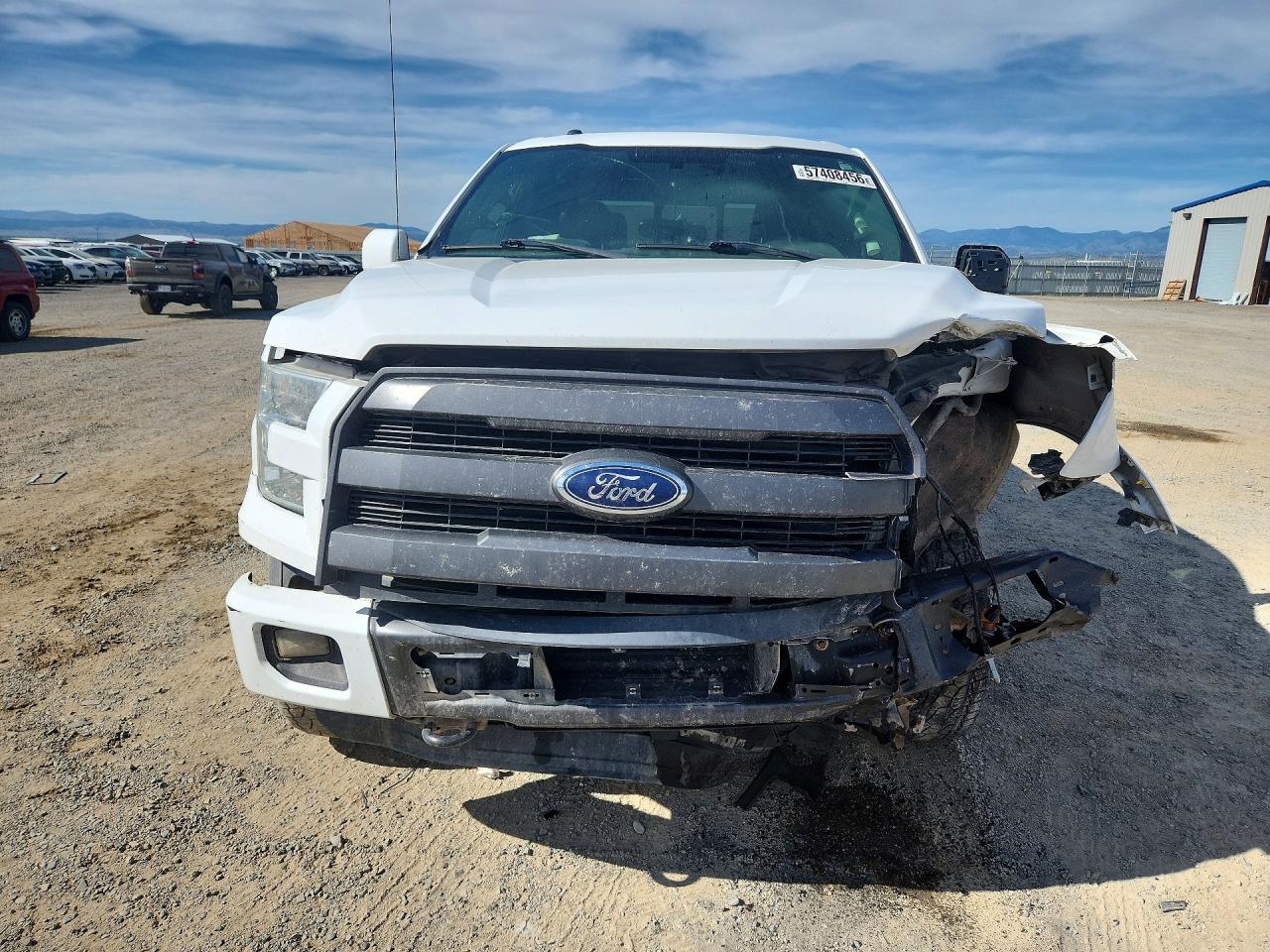 2015 Ford F150 Supercrew White vin: 1FTEW1EG9FFA42415