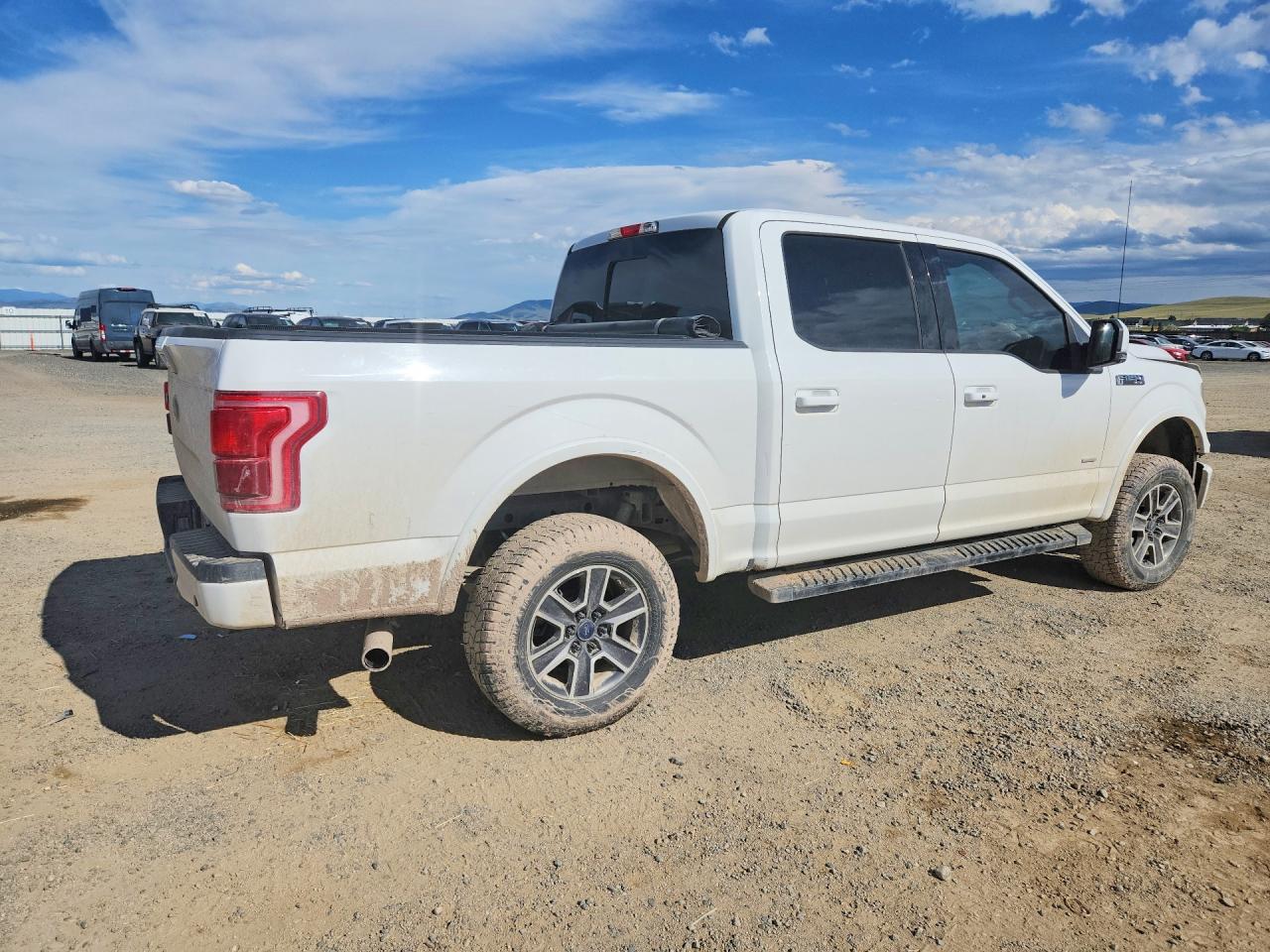 2015 Ford F150 Supercrew White vin: 1FTEW1EG9FFA42415