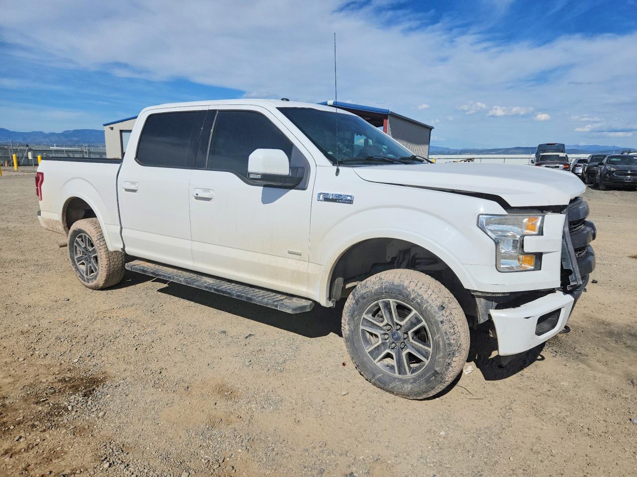 2015 Ford F150 Supercrew White vin: 1FTEW1EG9FFA42415